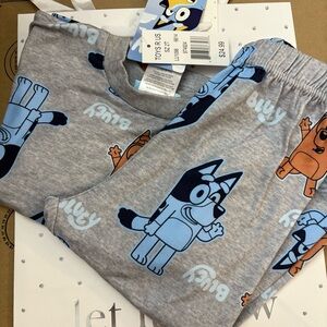 2T Bluey Grey Pajama Set